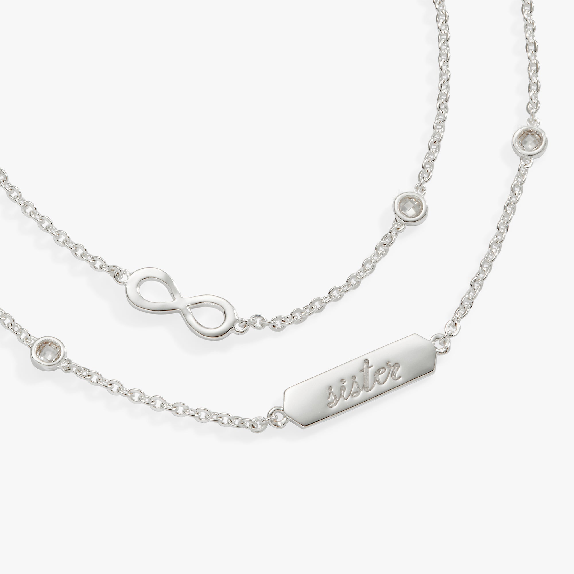 Sister' Infinity Chain Adjustable Bracelet – ALEX AND ANI