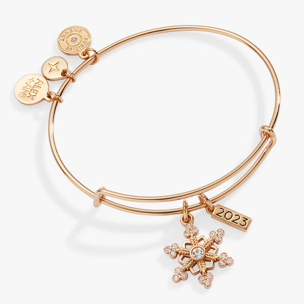 ❤jasmineさま❤2025年Bracelet❤ 2023 Snowflake Charm Bangle – ALEX AND ANI