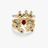 A Court of Thorns and Roses™ Bat Boys Ring Set of 3