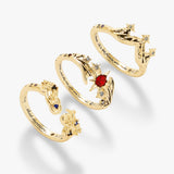 A Court of Thorns and Roses™ Bat Boys Ring Set of 3