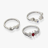 A Court of Thorns and Roses™ Bat Boys Ring Set of 3
