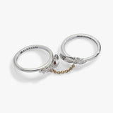 A Court of Thorns and Roses™ 'Keep Reaching Out Your Hand' Nesta™ & Cassian Ring Set of 2