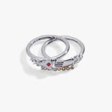 A Court of Thorns and Roses™ 'Keep Reaching Out Your Hand' Nesta™ & Cassian Ring Set of 2