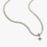 ACOTAR™ "Nothing Can Break Me" Herringbone Necklace with Quote
