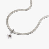 ACOTAR™ "Nothing Can Break Me" Herringbone Necklace with Quote