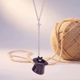 Tuxedo Cat Y Necklace