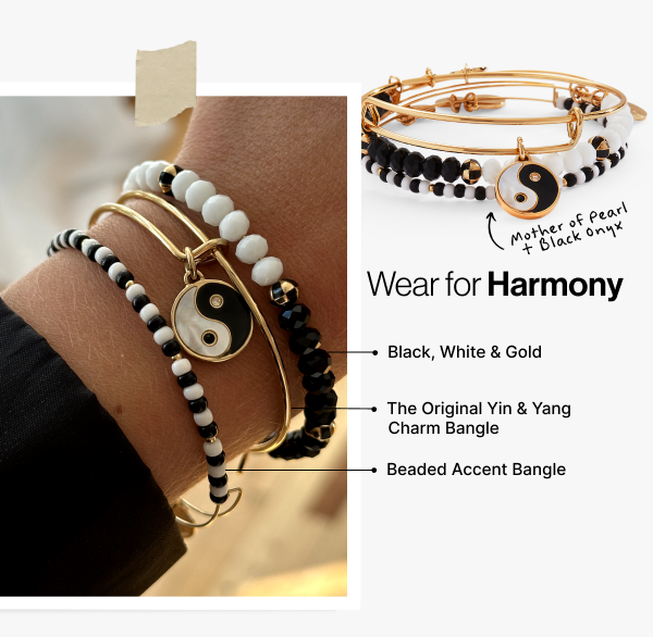 thumbnail image 2 of Clearly Charming Yin Yang Italian Charm 2 of 14