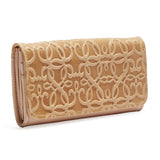 Genuine Tan Leather Continental Wallet