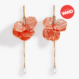 New York Botanical Garden® Peony Petal Statement Earrings
