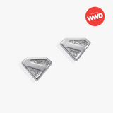 SUPERMAN™ Pave Logo Stud