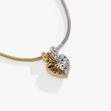 Heart & Butterfly Birthstone Shaker Bracelet