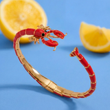 Lobster Boil Hinged Cuff