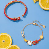 Lobster Boil 'Let's Get Crackin!' Inline Charm Bracelet