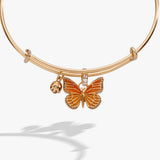 New York Botanical Garden® Monarch Butterfly Charm Bangle