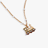 New York Botanical Garden® Holiday Train Pearl Chain Necklace