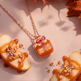 Caramel Apple Dip Slider Necklace