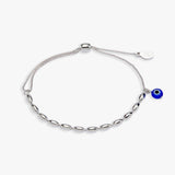 Evil Eye Pull Chain Bracelet