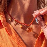 Pumpkin Patch Multi-Charm Necklace