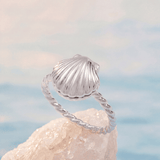Salt + Sea 'Seashells Are Love Letters In The Sand' Locket Ring