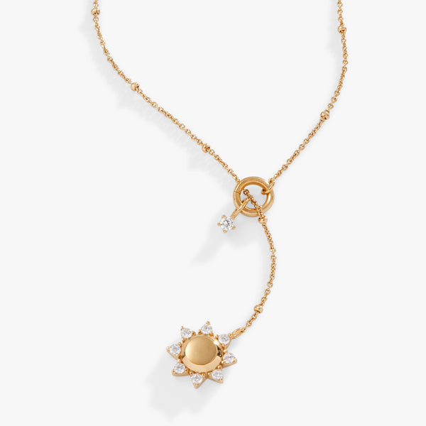 ALEX AND ANI★Rainbow Adjustable Necklace 14kt Gold Plated Alex and Ani Crystal Rainbow Pendant Necklace - 14k Gold