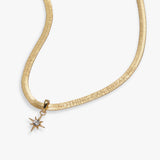 ACOTAR™ "Nothing Can Break Me" Herringbone Necklace with Quote