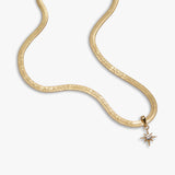 ACOTAR™ "Nothing Can Break Me" Herringbone Necklace with Quote