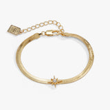 ACOTAR™ "Only You Can Decide" Herringbone Bracelet with Quote