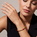 Pasta Girl Beaded Bangle