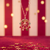 Big Top Spinning Ferris Wheel Necklace