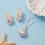 Salt + Sea 'Seashells Are Love Letters In The Sand' Seashell Locket Pendant