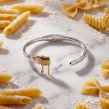 Pasta Girl Spaghetti Fork Cuff