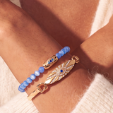 Radiant Evil Eye Tension Bangle