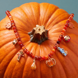 Pumpkin Patch Multi-Charm Necklace