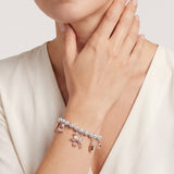 Posh Poodle Pearl Charm Bracelet