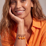 'Let's Get Lit' Pumpkin Charm Bangle