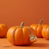Pumpkin Patch Pumpkin Locket Necklace