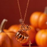 Pumpkin Patch Pumpkin Locket Necklace