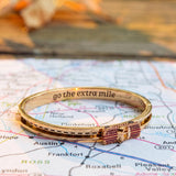 Road Trip 'Go The Extra Mile' Car Fidget Bangle