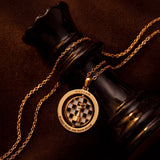 'Always Think One Move Ahead' Chess Spinner Pendant
