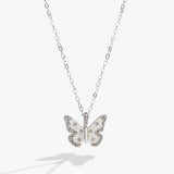 April 'Strength' Butterfly Birthstone Pendant