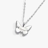 April 'Strength' Butterfly Birthstone Pendant