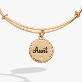 Aunt 'A Trusting Guide Forever By My Side' Charm Bangle