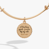Aunt 'A Trusting Guide Forever By My Side' Charm Bangle