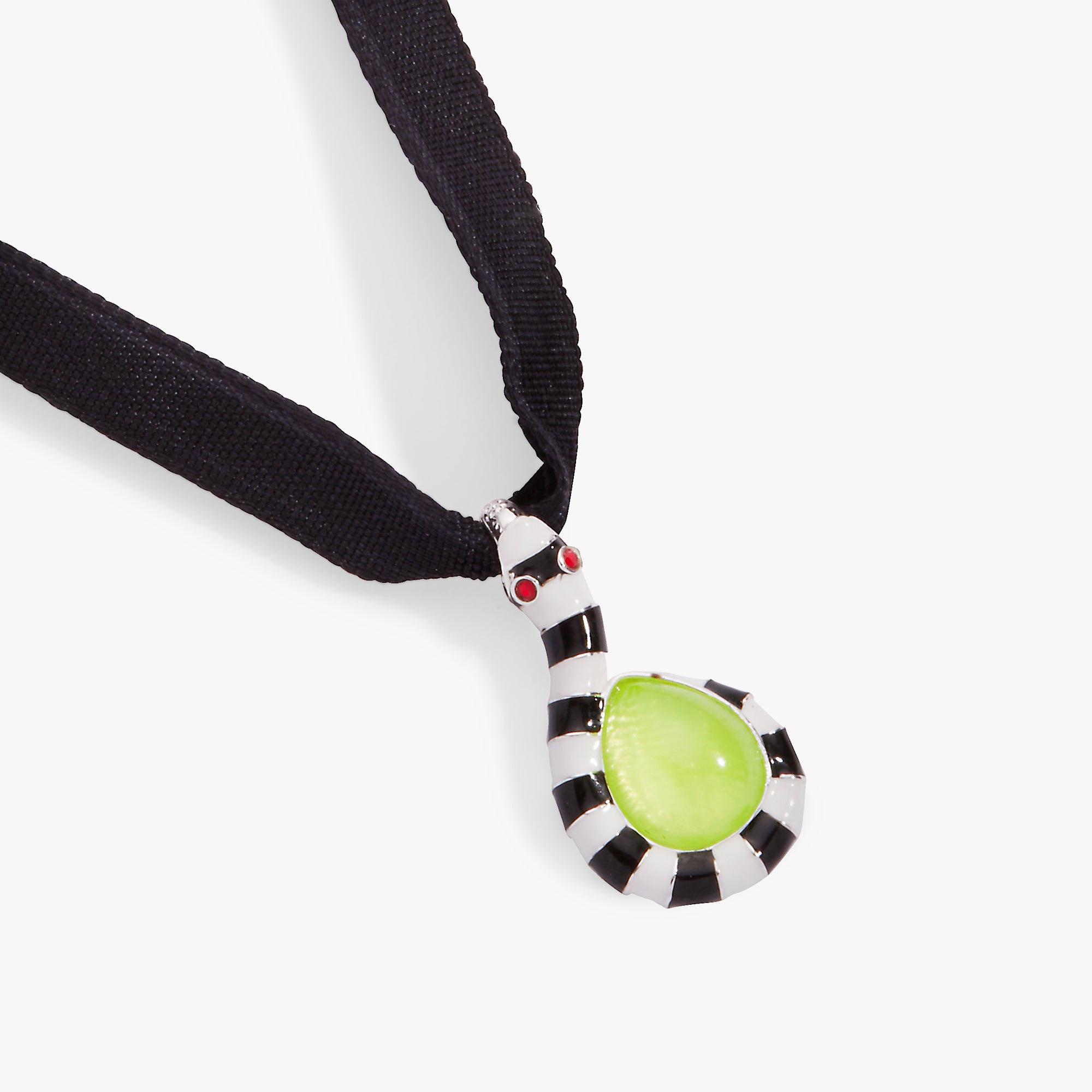 BEETLEJUICE™ Sandworm Pendant Adjustable Ribbon Choker Necklace