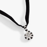 BEETLEJUICE™ Sandworm Pendant Adjustable Ribbon Choker Necklace