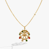 Big Top Spinning Ferris Wheel Necklace