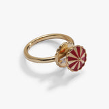 Big Top Carousel Bunny Spinner Ring