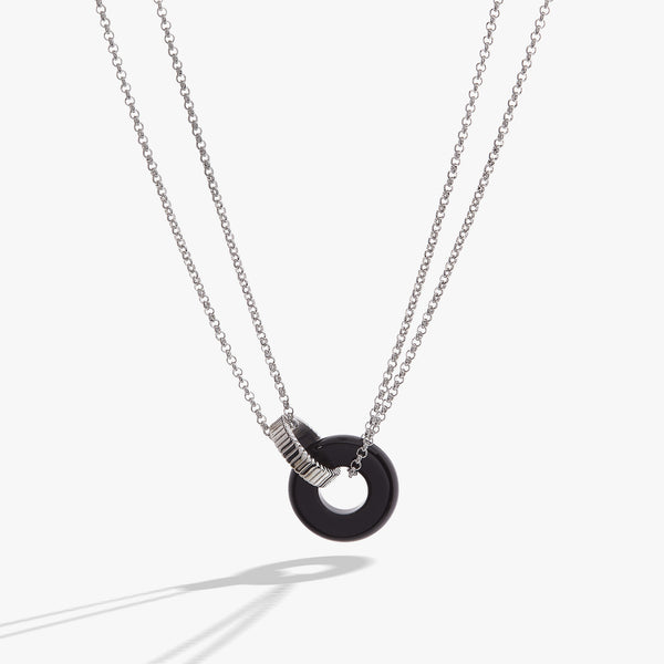 Black Onyx Textured Necklace | Alex and Ani – ALEX AND ANI