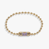 Butterfly Barrel Closure Bracelet