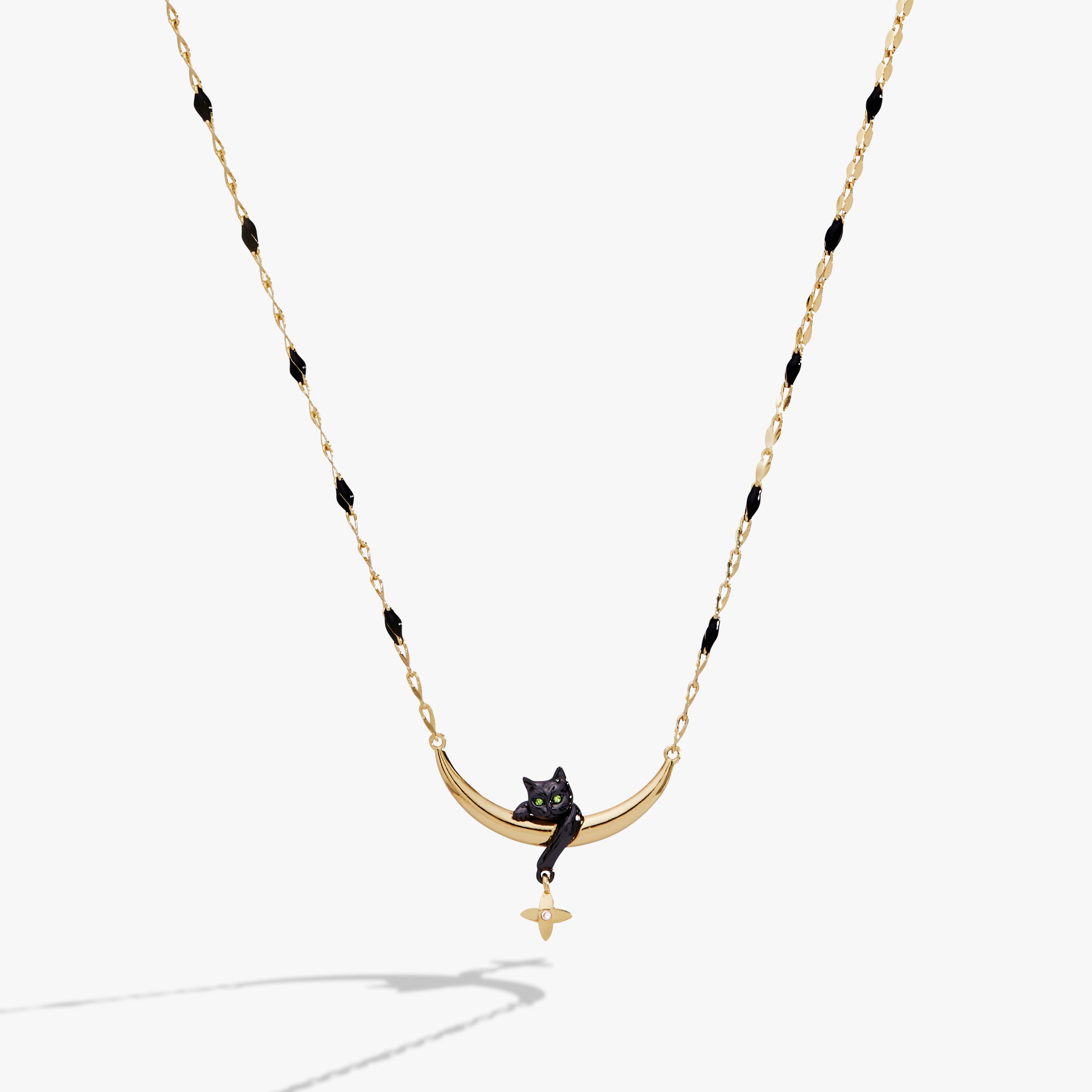 Celestial Cat Inline Necklace